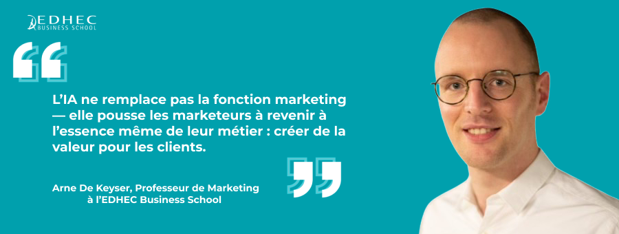 Arne de Keyser Quote, Professor of Marketing at EDHEC Business School