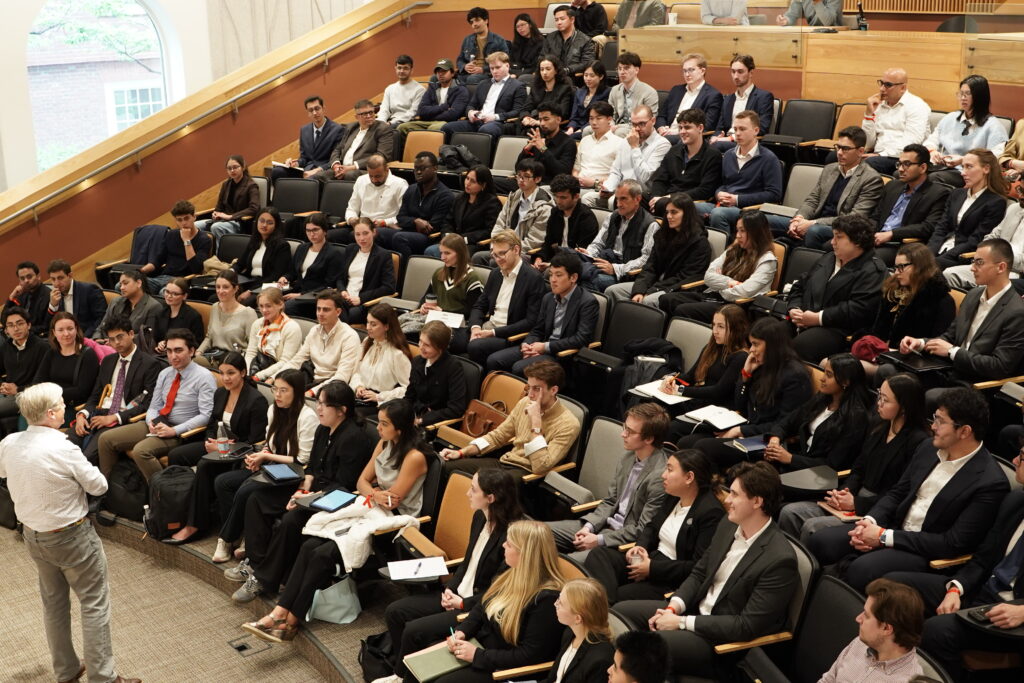 Lecture at harvard business school